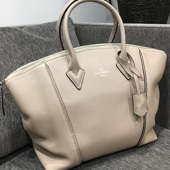 Louis Vuitton Lockit PM 2way Shoulder Bag Beige Leather - Picture 7 of 7